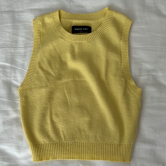 White Fox Top - Lemon - Picture 1 of 1